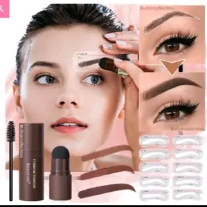 EYEBROW STAMP ALIS CETAKAN ALIS INSTANT ORIGINAL IBCCCNDC Powder Waterproof 3 in 1 bulu mata
