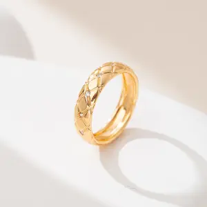 Cincin Dewasa Ring Full Permata Zircon Perhiasan Wanita Anti Karat Premium by Yunqi Jewelry - Rings