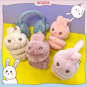 HOW.R.U | Ear Muff Korea Model Bunny Rabit / Penutup Telinga Anti Dingin Lucu untuk Anak dan Dewasa
