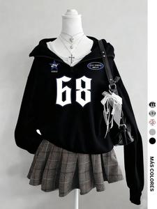 Suéter casual ajustado para mujer, patrón floral ligero, moda de otoño e invierno, estilo urbano, versátil y elegante