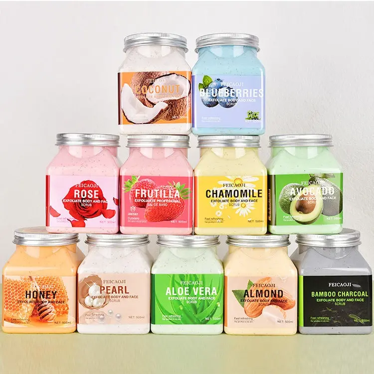 Feicaoji body scrub 500ML exfoliating body scrub scrub bath salt rejuvenating bath salt
