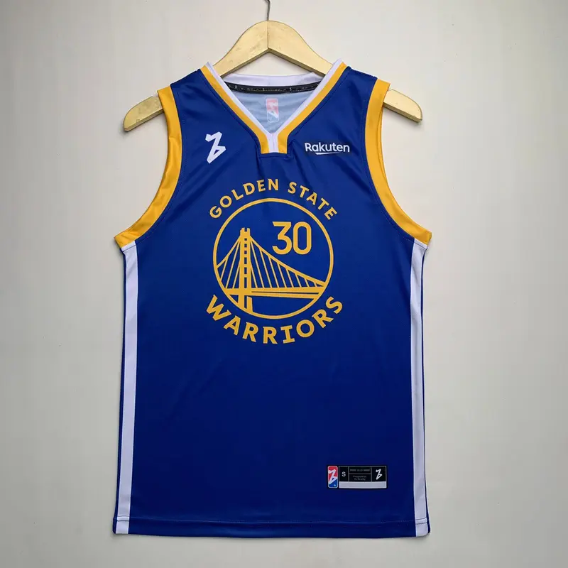 JERSEY BASKET STEPHEN CURRY GSW WARRIORS #30 BLUE BIRU 1