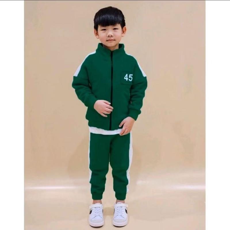 jaket. squidgame anak laki laki dan perempuan viral usia 1-12 tahun terlaris terpopuler 1