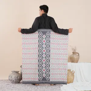 AT-THAR Sarung Goyor Pria Albahjah Wajik Bahan Rayon Halus Adem Sarung Santri Gus Iqdam Kekinian