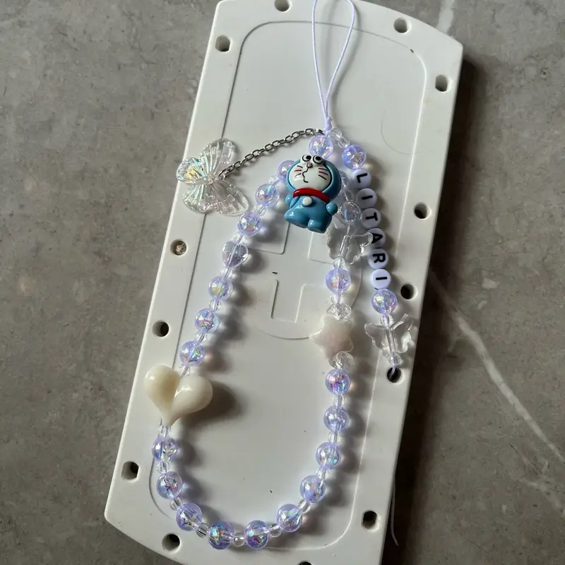 Strap phone clay bantak warna, bisa costum nama , clay sesuai warna ya 6