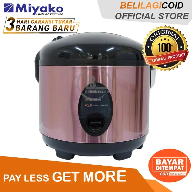 [COD] Miyako Magic Com / Rice Cooker 3in1 Stainless Steel 508 SBC - 1.8L Pemanas