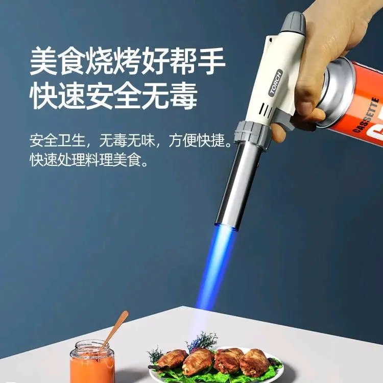 Flame Gun Torch Pemantik Kepala Gas Kaleng Tabung Portabel 1