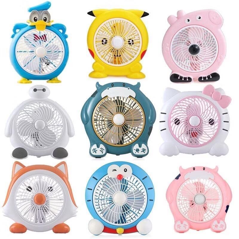 (Hình thú ngẫu nhiên) Quạt mini hình thú để bàn cầm điện văn phòng, Quạt văn phòng để bàn mini hình thú cầm điện