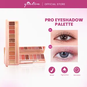 Gietin Pro Eyeshadow Palette Pigmented Soft GT10 Kosmetik