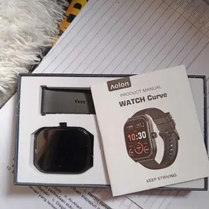 Aolon Curve Smart Watch Baru | Layar Melengkung HD 2.01" | Tahan Air IP68 | Panggilan Bluetooth HD | Detak Jantung & Oksigen Darah Real-Time | Jam Tangan Pintar untuk Pria & Wanita Smartwatch