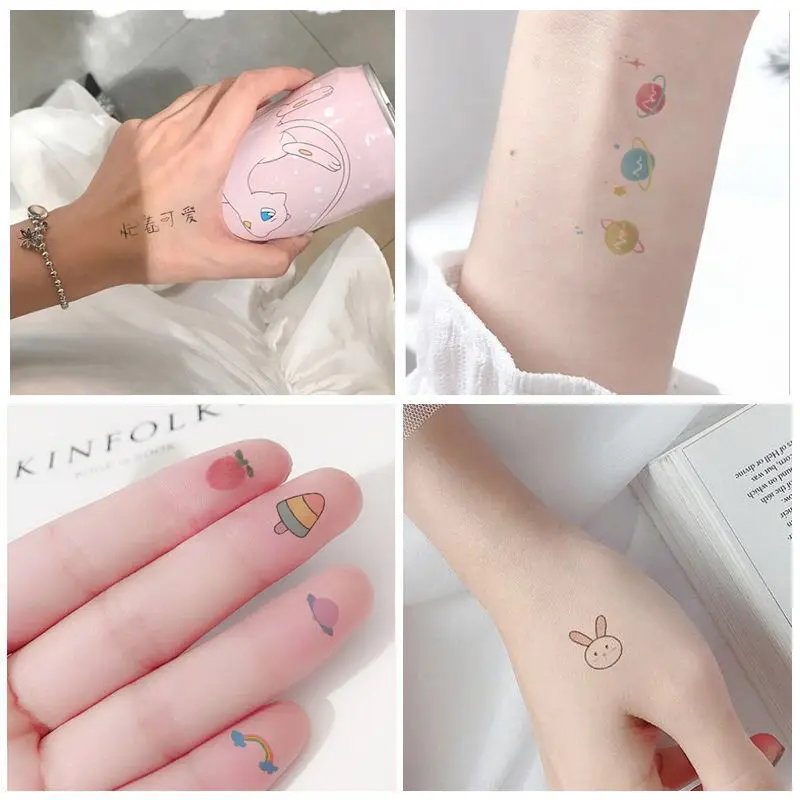 Tatto Temporer Berbagai Motif/Tato Temporer Ukuran Kecil Aksesoris Hiasan Lucu