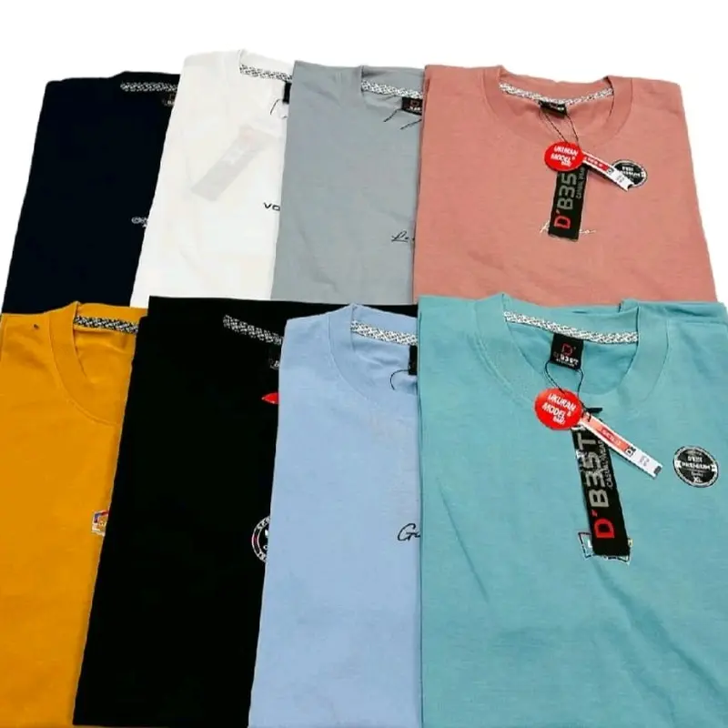 Paket 4PCS 100RIBU Kaos Distro BAHAN SEMI KATUN MOTIF SIMPEL Ready SIZE M-L-XL-XXL-XXXL MIX BRAND Cowok Pria Nyaman Unisex Keren Polos Baju Wanita Kaosdistro_ Kaos Jumbo bajudistro 3