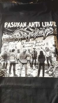 Product Review of Kaos Pasukan Anti Libur Vol 4 Kaos Kata Kata Unisex Cotton Combed 24s Sablon DTF Size S sd XXXL by Markaskaos.id from Ⲛ**ⲉ 0