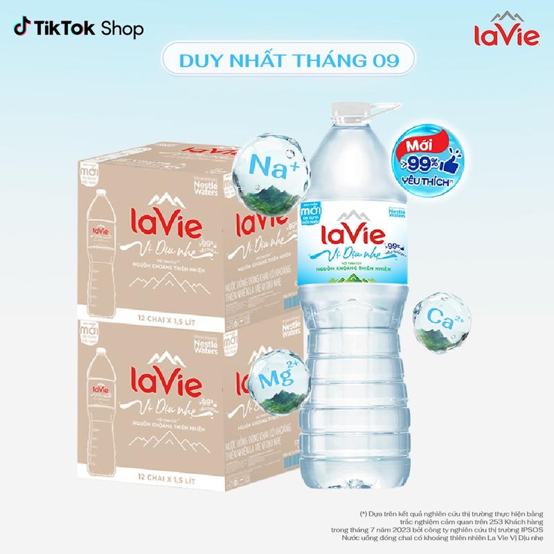 Nước Khoáng Thiên Nhiên La Vie Vị Dịu Nhẹ 1.5L