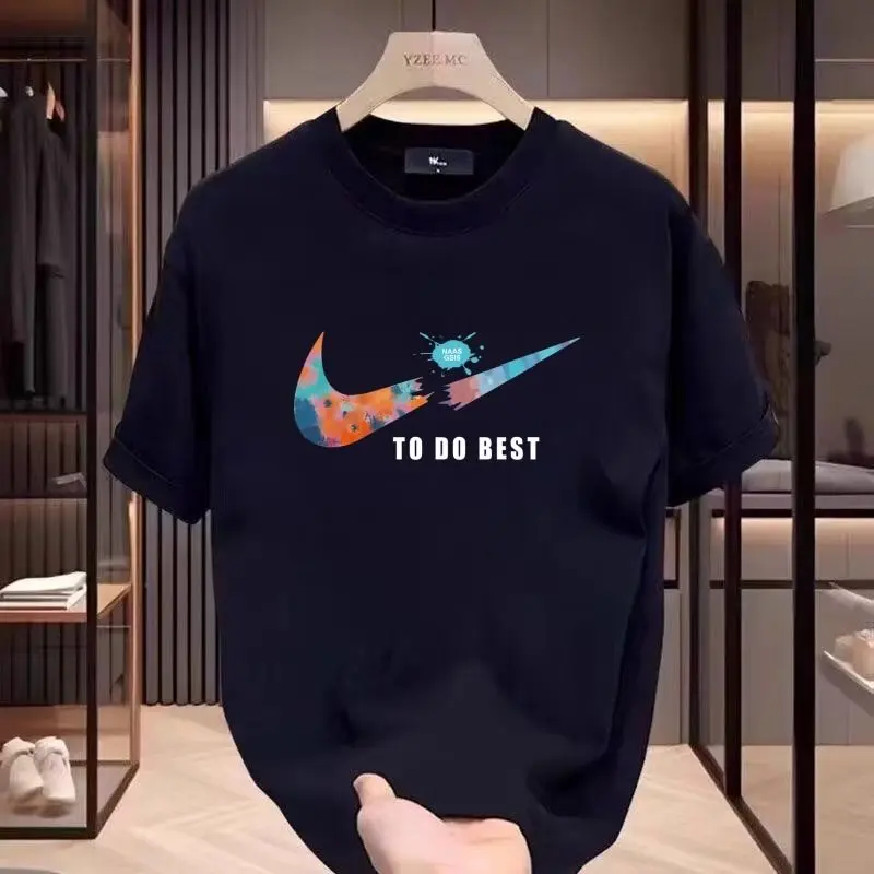 Áo Thun Cotton Nguyên Chất, 100%, Unisex, Tay Ngắn, Ngoại Cỡ Và Ngoại Cỡ (3XL), In Chữ, Thích Hợp Cho Nam Và Nữ, Ngoại Cỡ Và Ngoại Cỡ (S-3XL)