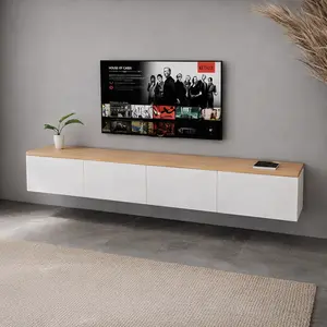 Meja Tv Minimalis Modern Gantung Aestetic MTV5