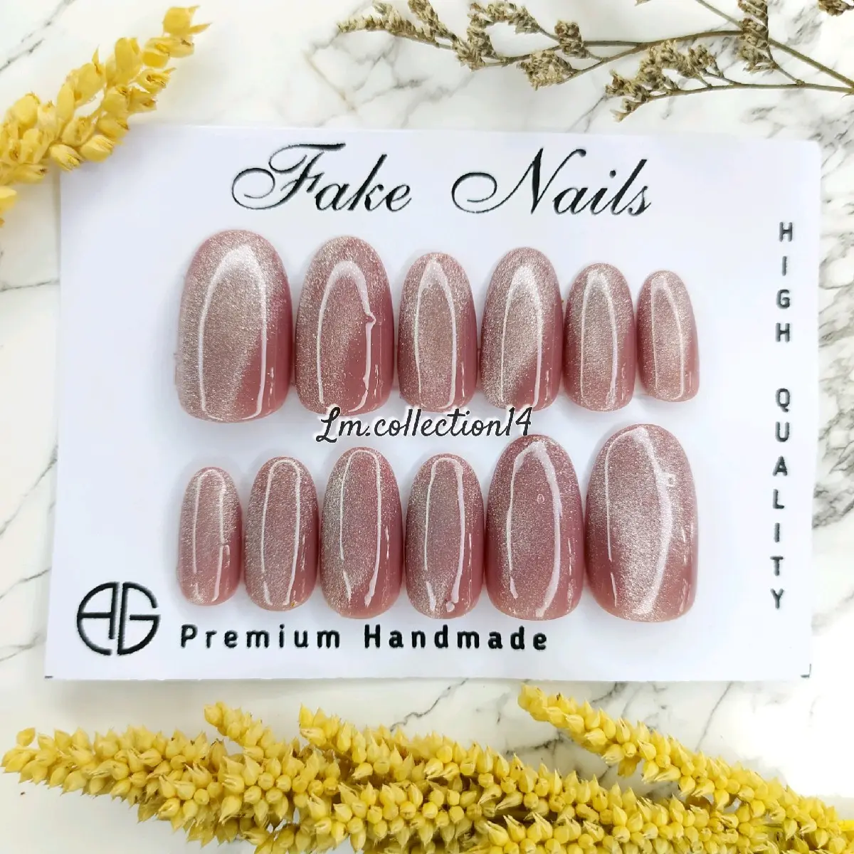 Press On Nails Cat Eye Gratis 1 Set Toolkit // Cateyes Handmade free lem// Fake Nails Free Lem Gel // Kuku Palsu Marble Murah// Kuku Marbel Simple