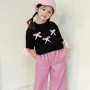 Set pita kulot anak Crop Top Pita korean style Bahan Cotton Combade Mix Katun Usia 1-5 Tahun