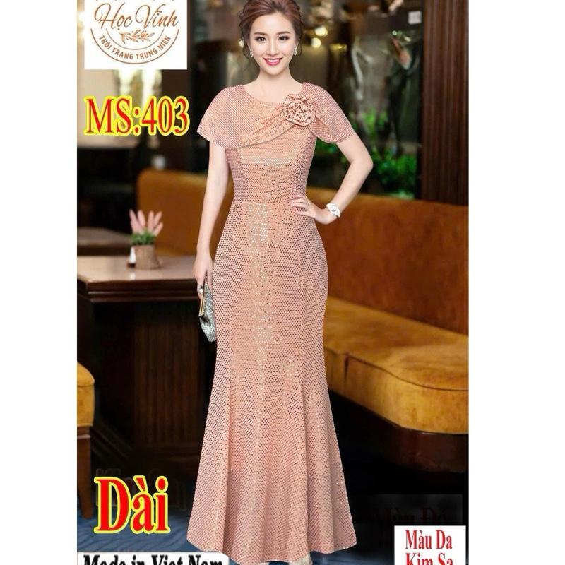 Đầm đuôi cá dạ hội kim sa M403 cao cấp - Dress Váy Nữ Women váy dự tiệc