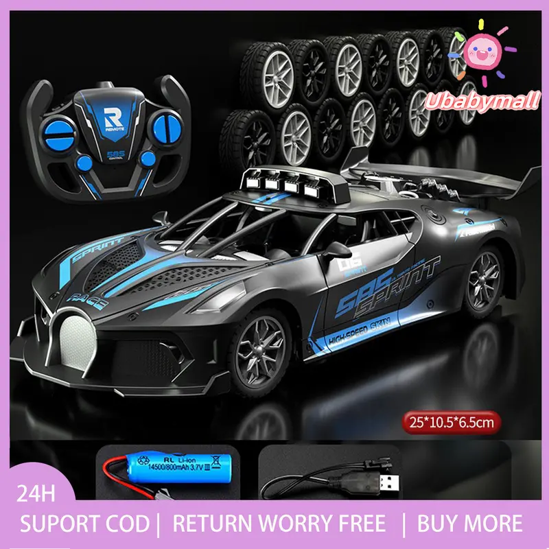 【COD】Mobil Balap Remote Control RC Drift 1/18 2WD Kecepatan Tinggi Mobil Remote Control CAS Mobil Remot Toys 0
