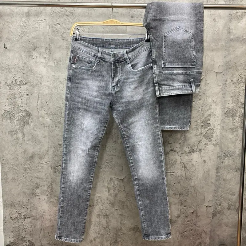 MS.18 QUẦN JEANS NAM XÁM VỪA THỜI TRANG CÀO XƯỚC