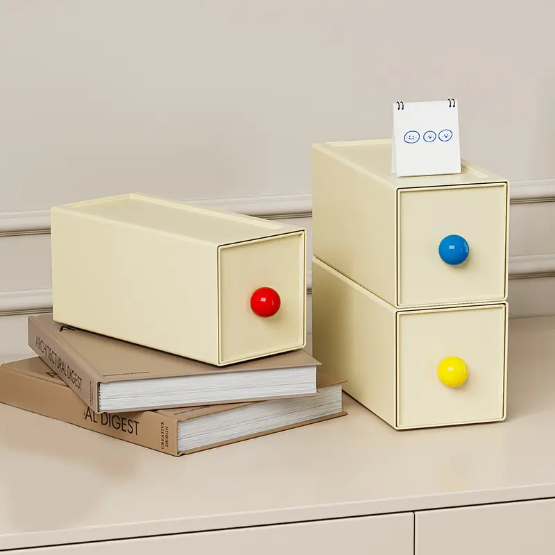 Greenland Laci Mini Meja Stationary Kosmetik Kotak Perhiasan Laci Minimalis Organiser Meja Laci Mini Susun Rak laci HSB843 0