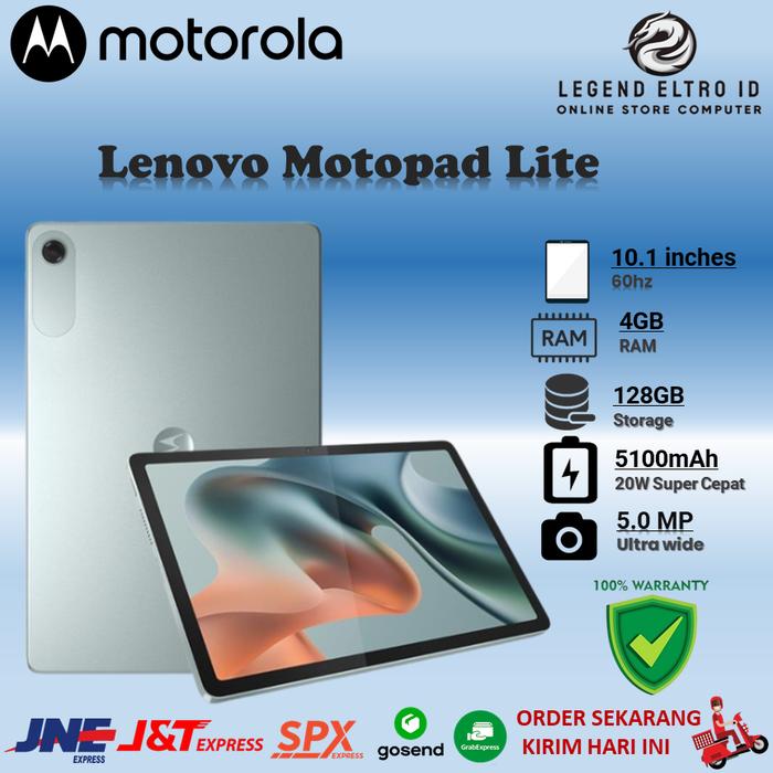Gambar LENOVO MOTOPAD LITE 10.1 4GB 128GB +  CASE dari LEGEND.ELTRO.ID Kota Tangerang Selatan Tokopedia