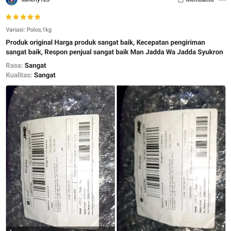 2KG Pasir sangrai bersih siap pakai goreng pasir pengganti minyak kemasan plastik 2KG ANTI KOLESTEROL 2