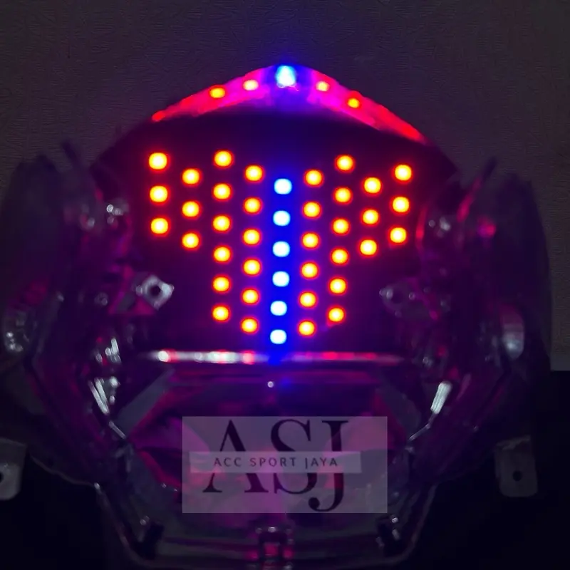 Lampu Stop Running / Stop Lamp Running Beat FI Old Lama Tahun 2012 2013 2014 2015 2016 8 Mode Auto Cakep Motor - Gratis Lem Bakar - Motorcycle 6