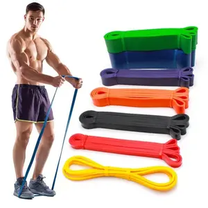 RESISTANCE BAND POWER STRETCHING PULL UP, GYM RUBBER STRAP MURAH