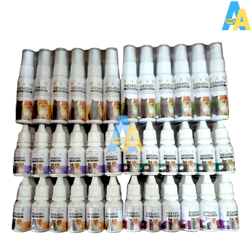 REMOV Obat Tetes Dan Spray Untuk Kucing Dan Anjing 1