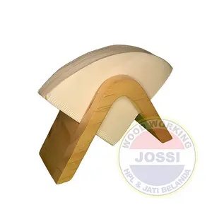 Tempat Kertas Saringan Filter Kopi Versi 2 Coffee  Kitchenware  Kayu Jati Belanda