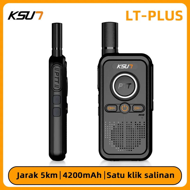 KSUN ht jarak jauh 5km murah walkie talkie UHF  handy talky 4200mAh 0