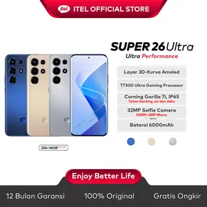 ITEL SUPER 26 ULTRA - T7300 Ultra Gaming Processor - Corning Gorilla 7i - IP65 - 3D Curved Amoled Screen- 32MP Selfie Camera - 6000mAH