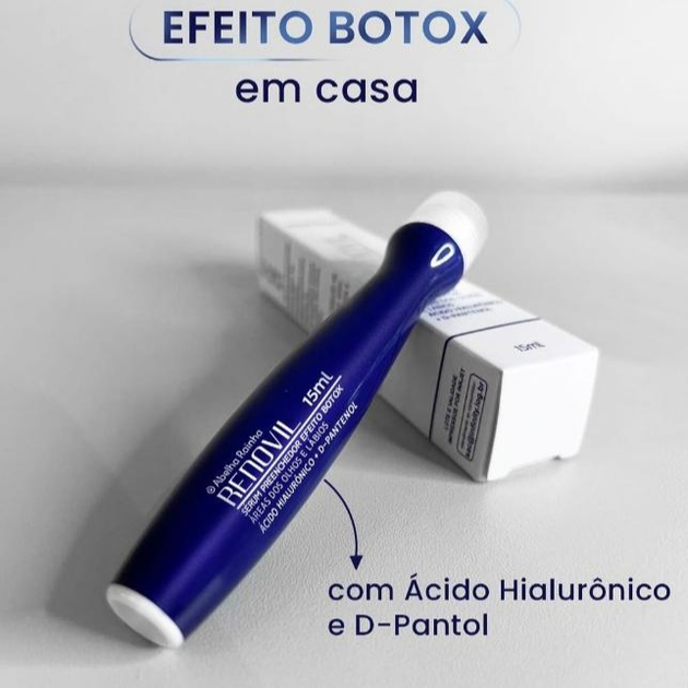 Sérum Preenchedor Efeito Botox Para a Área dos Olhos e Labios Renovil - Abelha Rainha 15ml