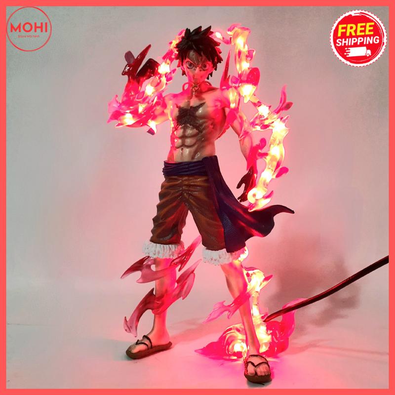  Mô hình Luffy Hoa Anh Đào dáng đứng siêu ngầu cao 25 cm - One Piece Đồ Chơi Toy Anime Decor Sưu tầm MOHI 
