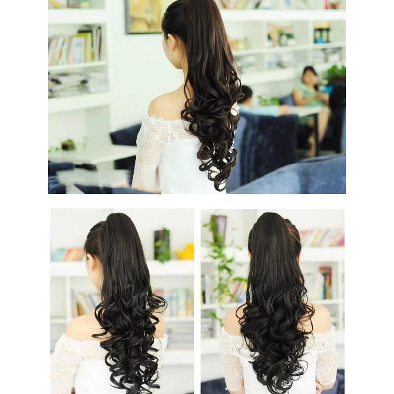 Product Introduction of Tóc Đuôi Ngựa Vuốt, Dài 60cm, Kiểu Xoăn, Kẹp Trong Tóc Nối, Tóc Giả Đuôi Ngựa Xoăn, Sợi Tóc Đuôi Ngựa, Dành Cho Nữ, Phụ Kiện Thời Trang, Cindie, Vận Chuyển Từ Việt Nam 23