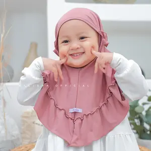 Hijab Anak Kanaya Jersey Kerudung Instan Terbaru Jilbab Geblus Muslim Wanita Full Variasi Warna Kalishaofficial Polos