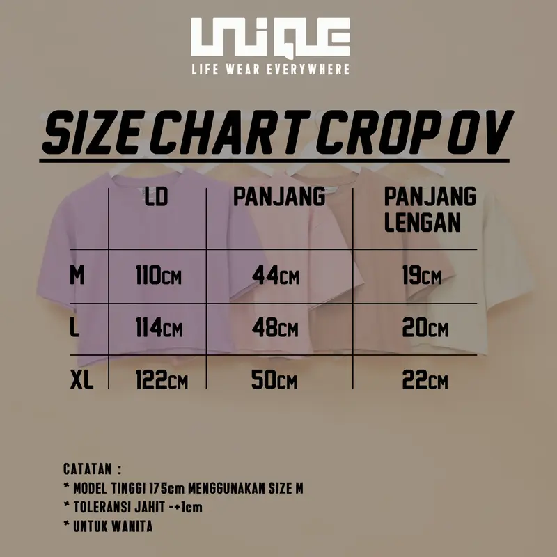 KAOS POLOS CROPTOP OVERSIZE COTTON COMBED 24s WANITA 1