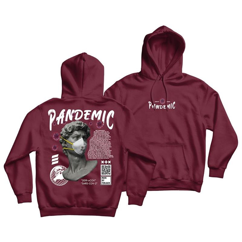 Foryou Hoodie Jumper PANDEMIC ( Sablon ) Pria & Wanita 7
