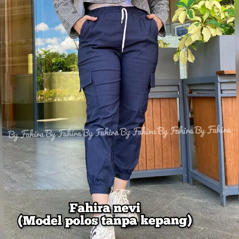celana Jogger kargo model kepang best seller 8