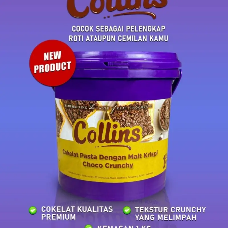 Collin Crunchy 1 kg (MURAH) / Coklat Viral Murah 2