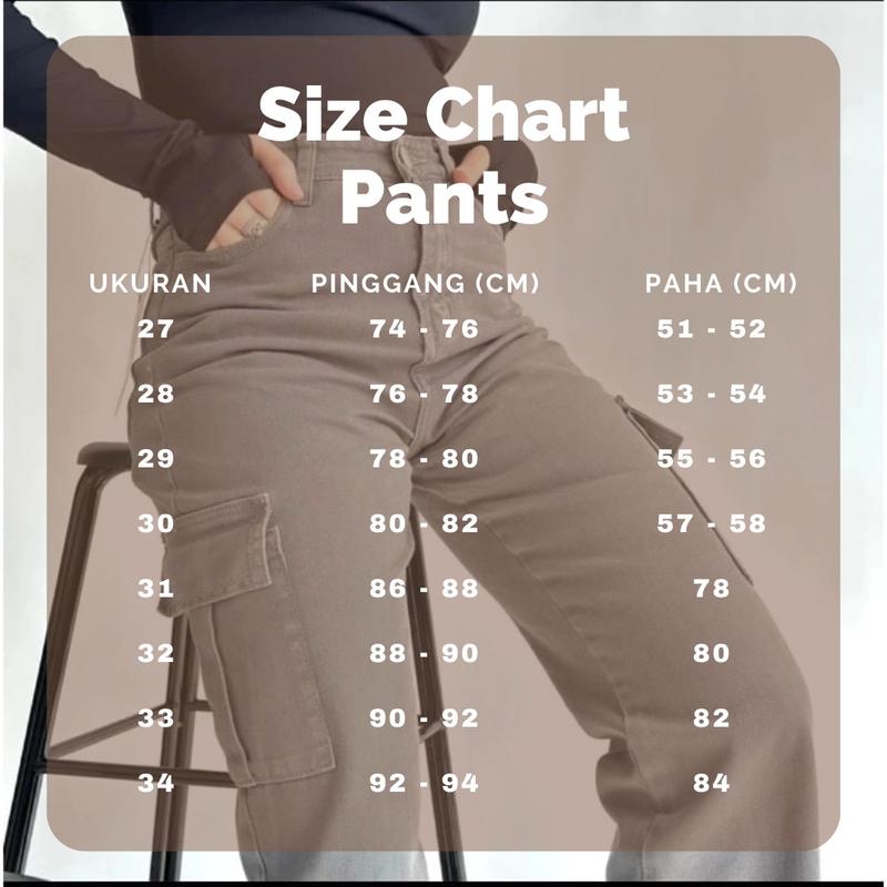 Product Introduction of Celana Cargo Cutbray Stretch Highwaist Jeans Big Size Jumbo Wanita Melar 27 - 34 Panjang Korean regular 0