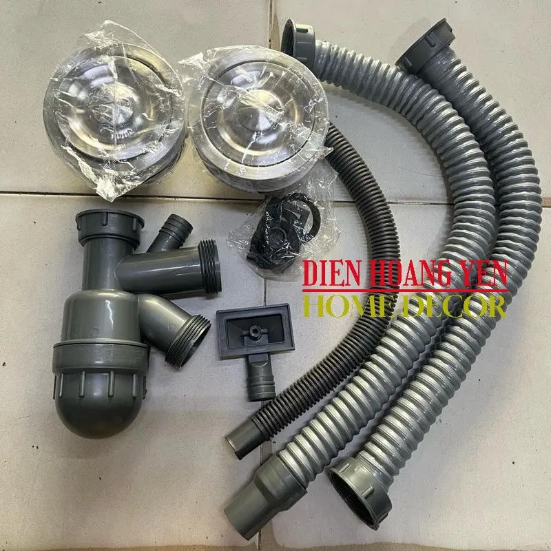 Bộ Xả Chậu Rửa Chén Bát 2 Hộc Rẻ - Đẹp - Bền 3