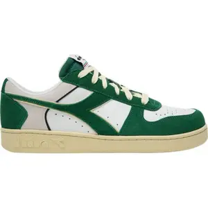 Original Diadora Magic Basket Low Suede Leather (M) Amazon/White Size 40,5(25,5Cm)(4) Made In Vietnam