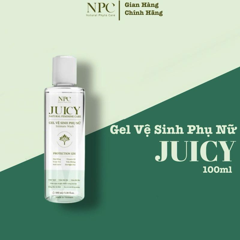 [LIVESTREAM] Dung dịch vệ sinh phụ nữ NPC Juicy tinh chất trầu không tràm trà - Chai  100ml