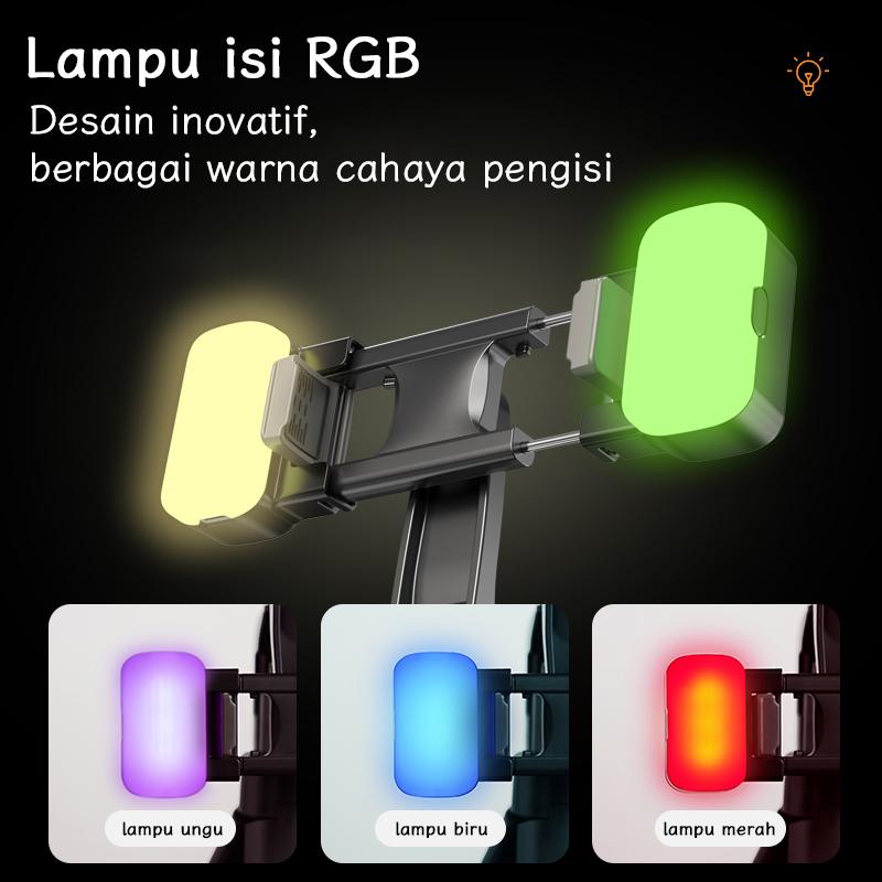 Product Introduction of TOOREA X70 Multifungsi 200CM Tongsis Tripod Aluminium Tripod Selfie Stick HP Stabilizer Holder Stand Bluetooth Remote Tongkat Selfie untuk Kamera DSLR Dengan 1/4 Adaptor 35