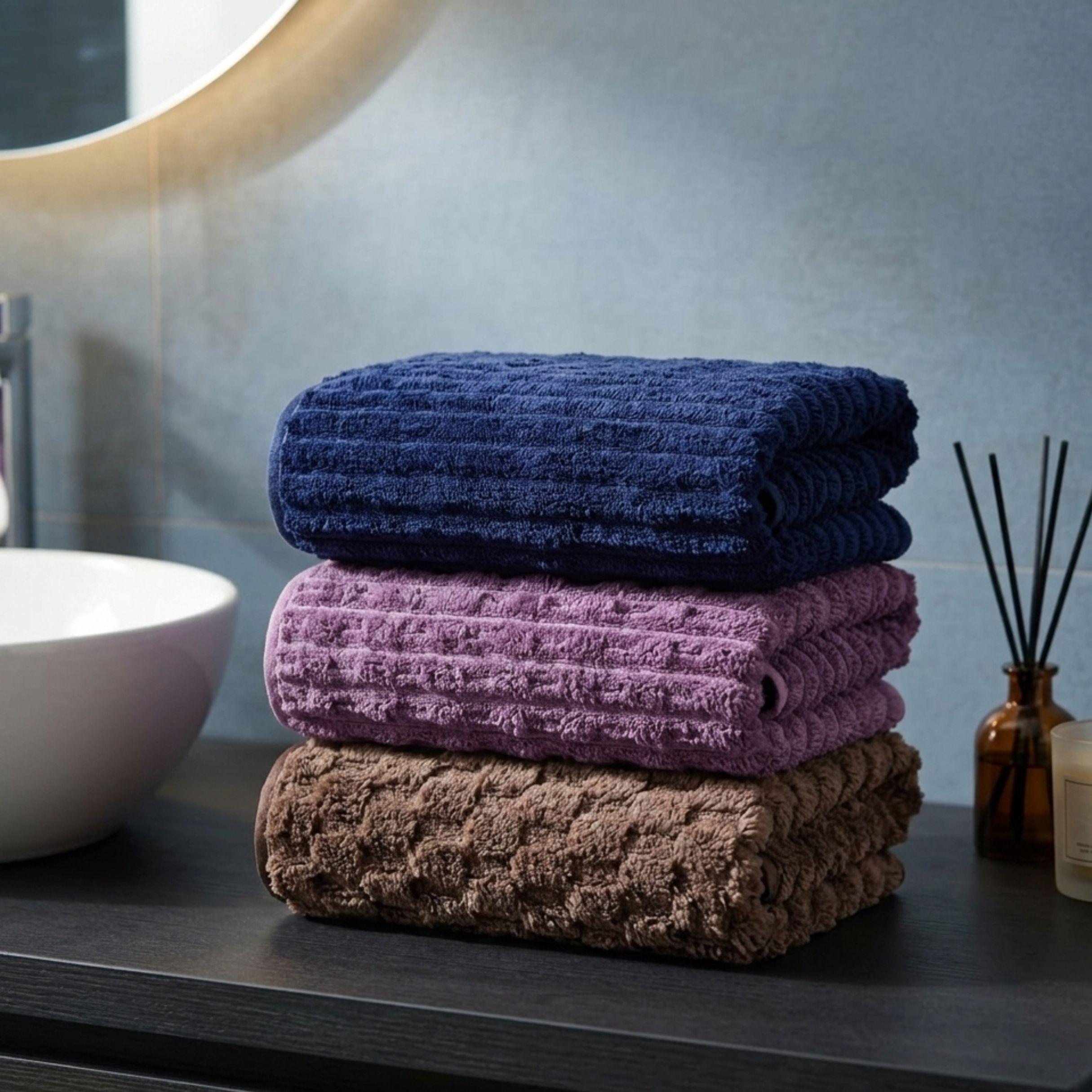 PROMO - 3 PCS HANDUK JUMBO UK 85 x 160 CM Bahan Microfiber POLOS  lembut daya serap tinggi