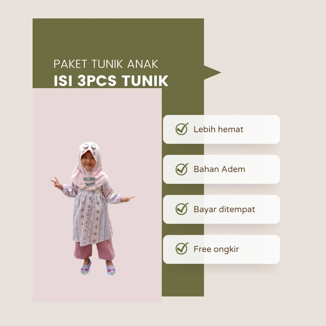 TUNIK ANAK/ATASAN ANAK/DRESS ANAK/KEMEJA ANAK