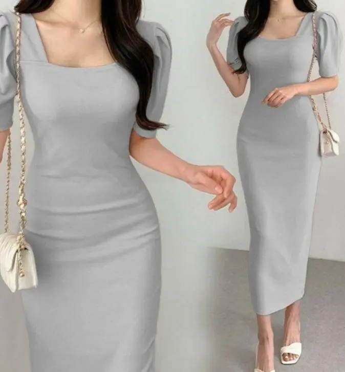 ZRS Dress Rajut Andin Ld 90 - 110 cm P 110 cm B 300 gr Cotton Polyester #4402 1